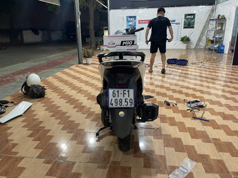 Độ đèn nâng cấp ánh sáng NÂNG CẤP ÁNH SÁNG M10 PLUS CHO XE SH  